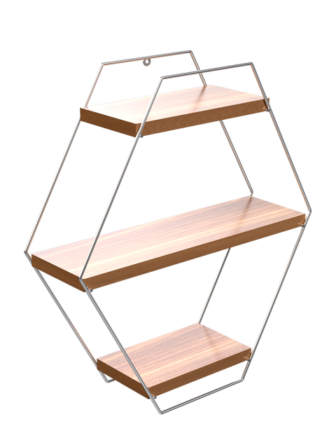 Altıgen Dekoratif Raf